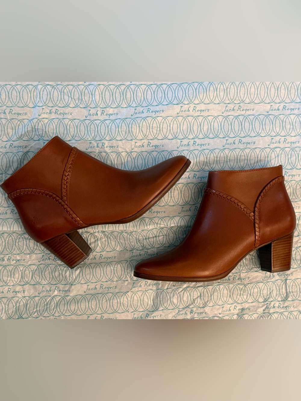 💗JACK ROGERS HEELED BOOTS💗
